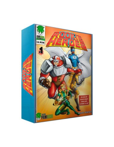 Juego mesa rookie heroes pegi 10