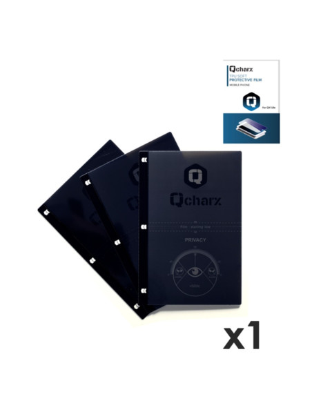 Laminas proteccion frontales qcharx hidrogel privacidad