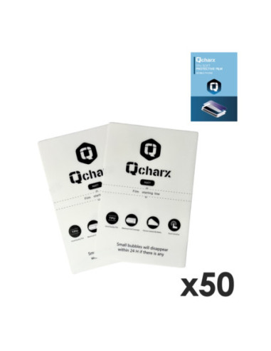 Laminas proteccion frontales qcharx hidrogel mate