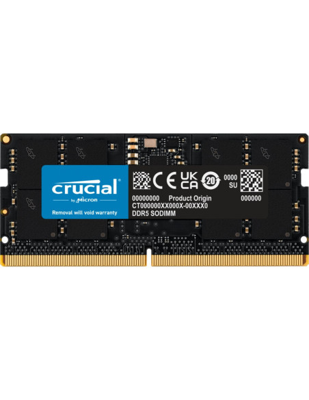Memoria ram ddr5 16gb crucial sodimm
