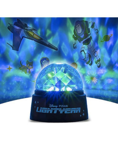 Lámpara proyección con pegatinas paladone disney