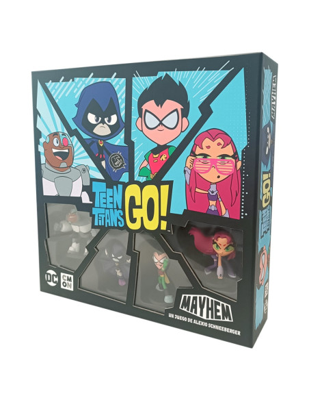 Juego mesa teen titans go! mayhem