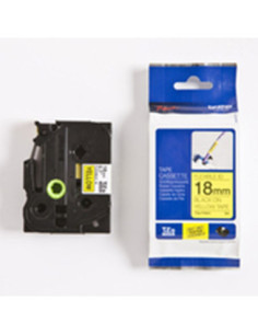 Cinta laminada brother tzefx641 texto negro