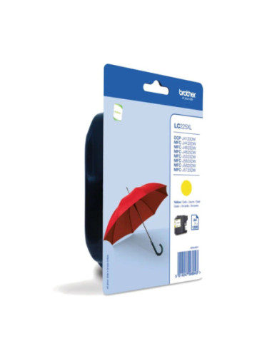 Cartucho tinta brother lc225xl amarillo 1200
