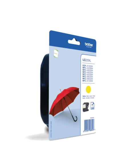 Cartucho tinta brother lc225xl amarillo 1200
