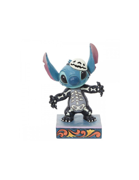 Figura enesco disney stitch traje esqueleto