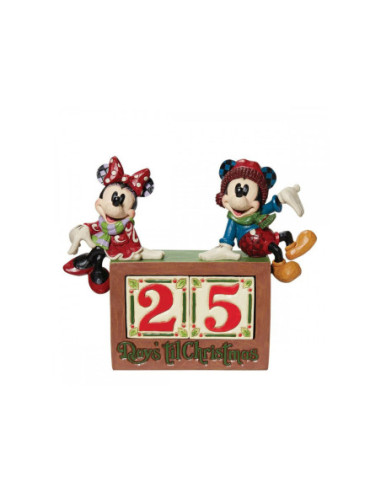 Figura enesco disney mickey & minnie