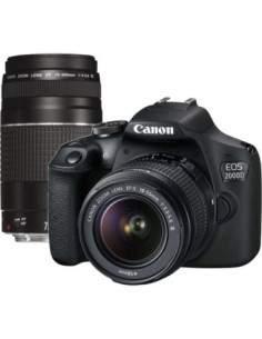 Camara reflex canon eos 2000d +