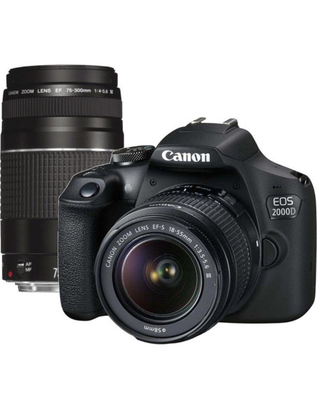 Camara reflex canon eos 2000d +