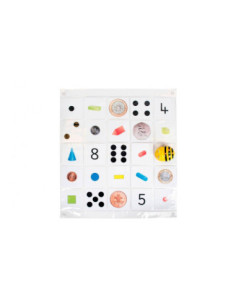 Tapete bee - bot tts transparente grid mat