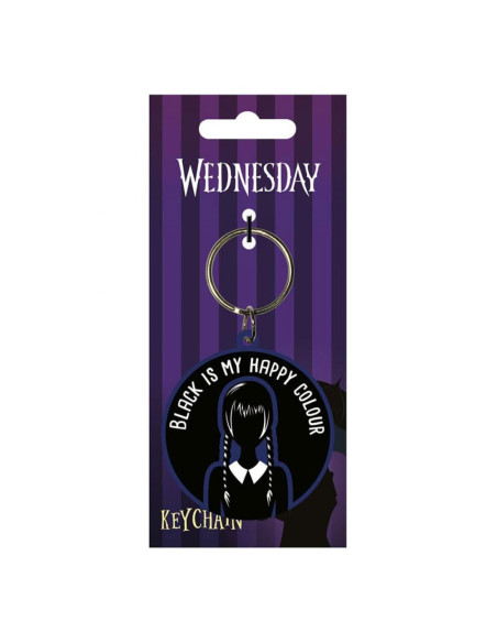 Llavero pyramid wednesday addams black is