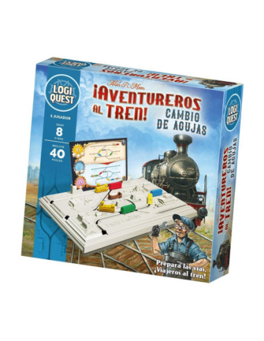 Juego mesa logiquest ¡aventureros al tren!