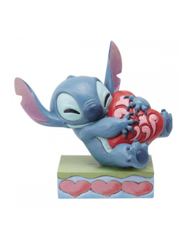 Figura enesco disney stitch abrazando un