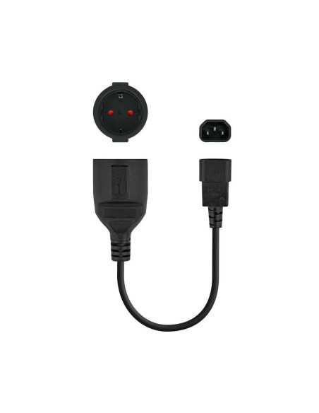 Cable adaptador c14 m a cee7