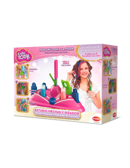 Juego bizak estudio mechas y rizador