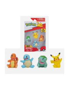 Pack 4 figuras pokemon iniciales kanto