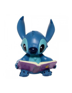Figura enesco disney stitch con libro
