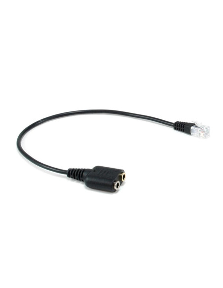 Cable rj9 a 2 x jack