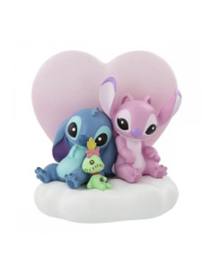 Figura iluminada enesco disney stitch y