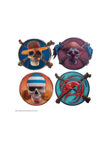 Set 4 posavasos cinereplicas one piece