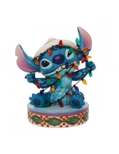 Figura enesco disney stitch envuelto en