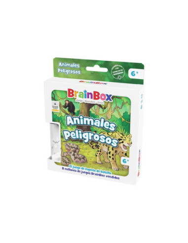 Juego mesa brainbox pocket animales peligrosos