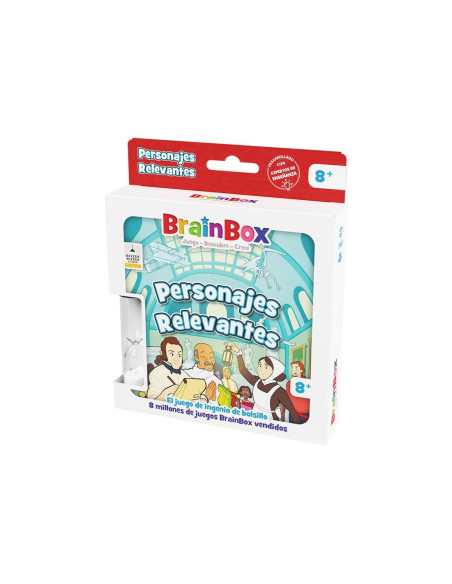 Juego mesa brainbox pocket personajes relevantes