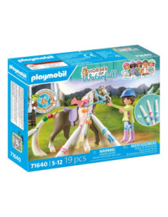 Playmobil set caballo colorear