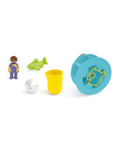 Playmobil junior aqua: rueda agua con