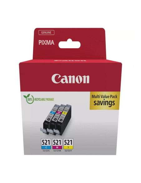 Multipack canon cli 521 pixma 3600