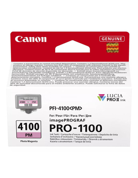 Cartucho canon pfi - 4100pm magenta