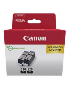 Cartucho canon pgi - 520bk negro twin pack