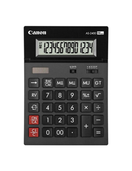 Calculadora canon sobremesa as - 2400 hb 14
