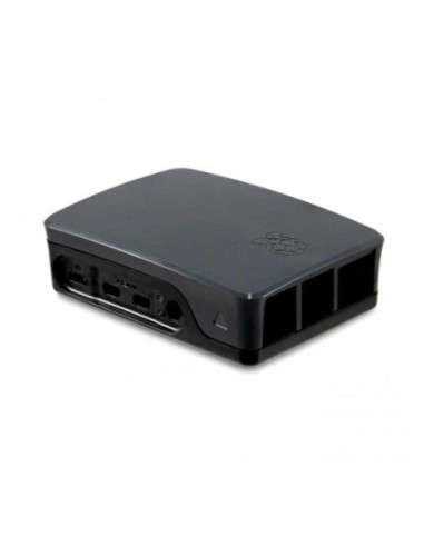Carcasa raspberry pi 4 negra y