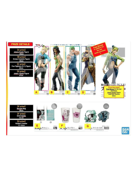 Ichiban kuji jojo's bizarre golden wind