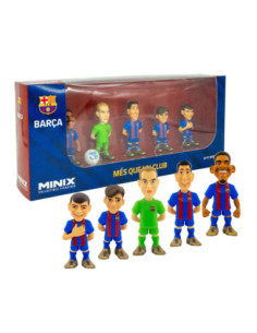 Pack 5 figuras minix fc barcelona