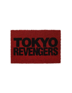 Felpudo 60x40 cm logo sobre rojo