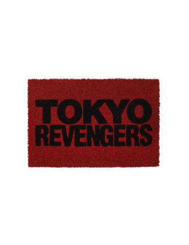 Felpudo 60x40 cm logo sobre rojo