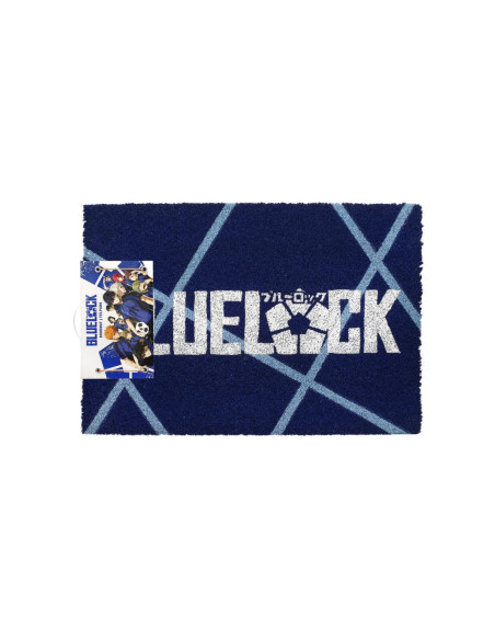 Felpudo 60x40 cm logo blue lock