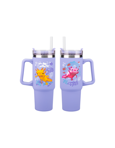 Vaso termo con pajita paladone minecraft