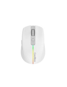 Mouse raton coolbox gaming w01 blanco