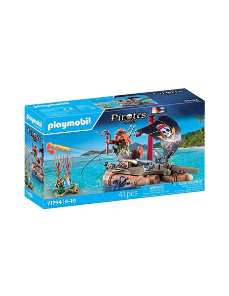 Playmobil -  bote pirata con tesoro