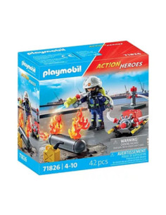 Playmobil -  bombero con bomba de