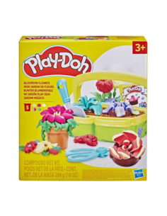 Juego hasbro play - doh blooming flowers