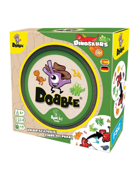 Juego mesa dobble dinosaurios
