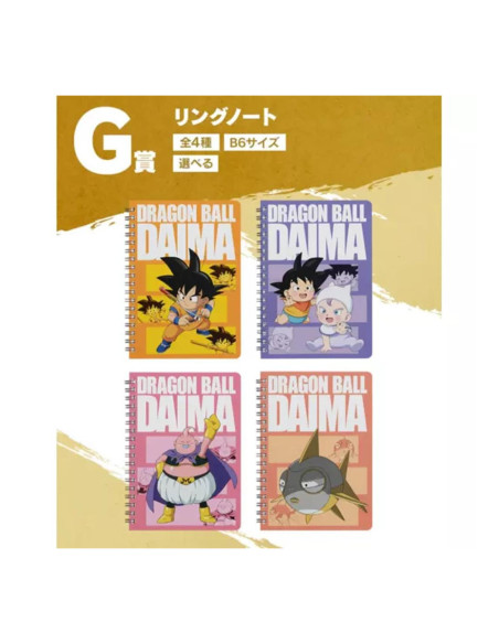 Cuaderno ichiban kuji dragon ball daima