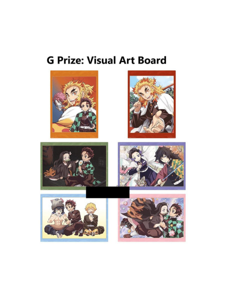 Lámina demon slayer exclusivo kuji premio