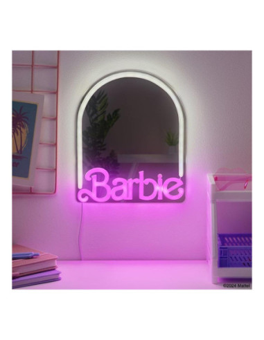 Espejo de neón led de montaje