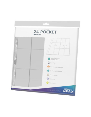 Carpeta transparente ultimate guard de 24