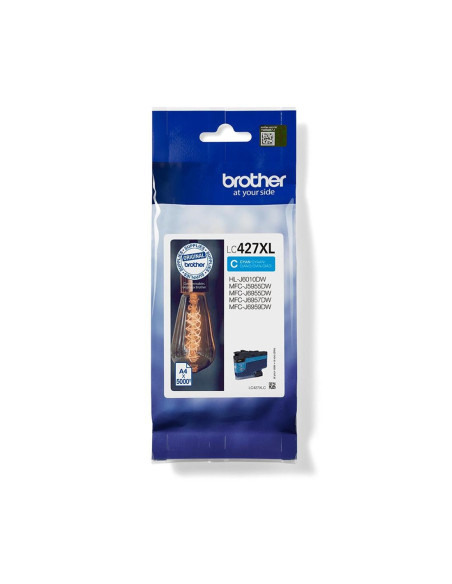 Cartucho tinta brother lc427xlc cian